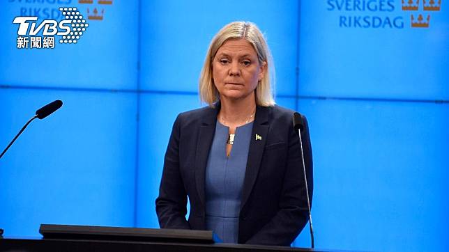瑞典女首相安德森在24日當天宣布就職及辭職。（圖／達志影像美聯社）