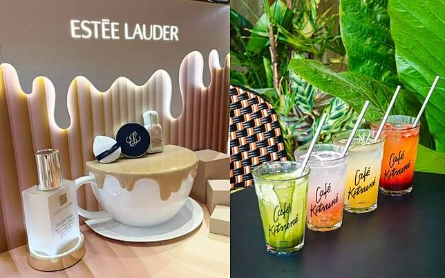 今夏最強話題咖啡打卡！雅詩蘭黛xNespress聯名Cafe、Café Kitsuné推4款氣泡飲太夢幻！
