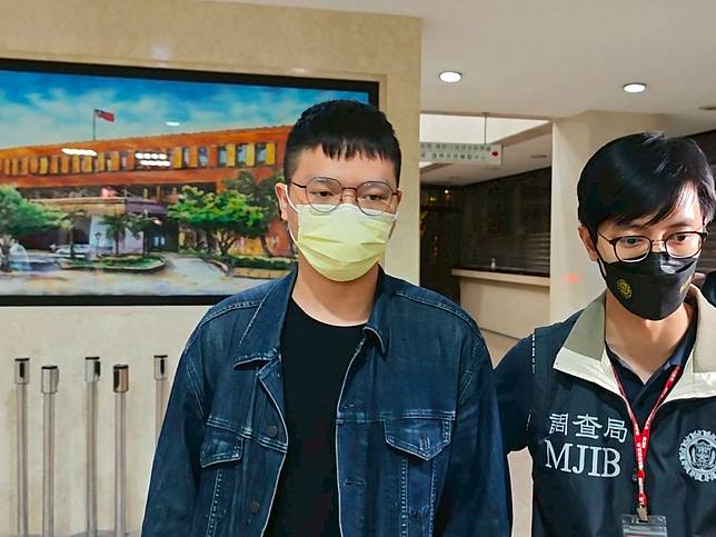 律師鄭鴻威的助理林佳毅，15萬元交保並限制出境出海。呂志明攝
