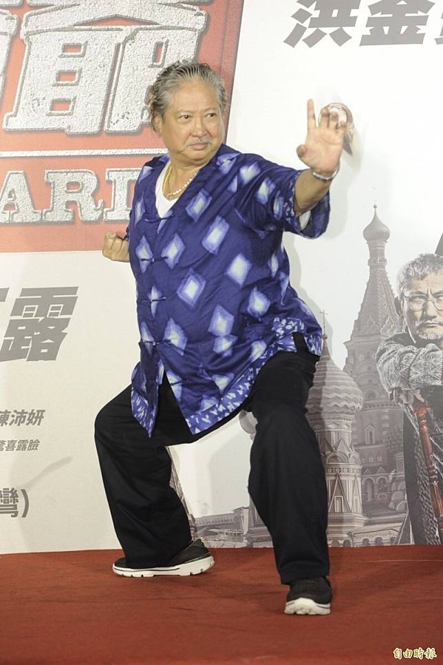 72歲洪金寶獲第42屆香港電影金像獎「終身成就獎」。(本報資料照)
