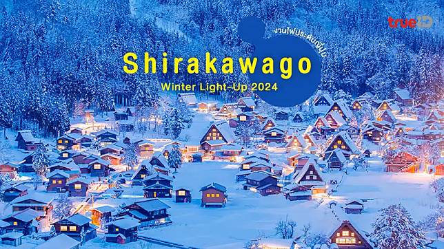 งานประดับ ชิราคาวาโกะ Shirakawa-go Light-Up 2024 หมู่บ้านมรดกโลก