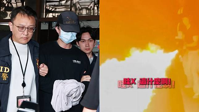 孫安佐因涉嫌自製「噴火槍」並在溪畔實測引發公安疑慮，遭檢警逮捕聲押。彭欣偉攝、右圖翻攝孫安佐Instagram