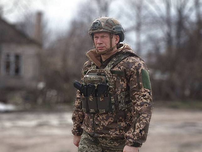 烏克蘭陸軍司令瑟爾斯基(Oleksandr Syrskyi)。(圖取自X平台)