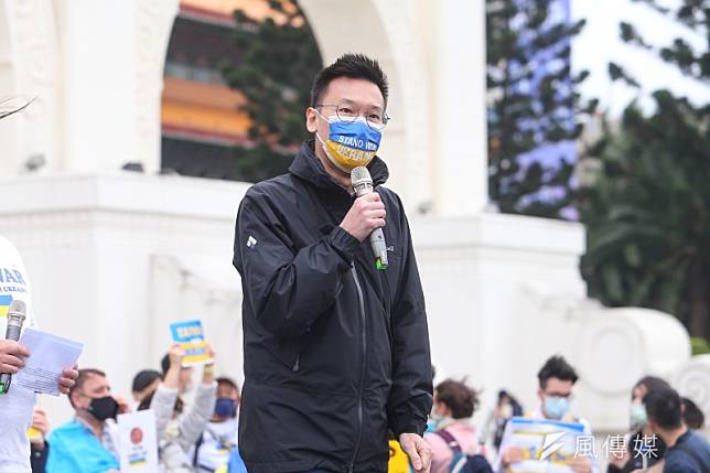 民進黨副秘書長林飛帆表示，台灣走過了很多的傷痛，才換得今天的自由民主，讓每個人能夠有尋求自我認同，和自由的政治主張的機會。（資料照，顏麟宇攝）