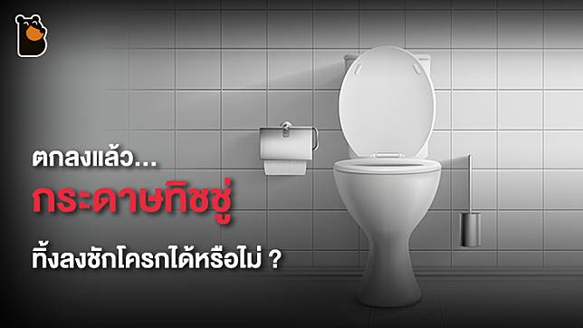 ไขปริศนาคำถามโลกแตก สรุปแล้วกระดาษทิชชู่ทิ้งลงชักโครกได้หรือไม่?