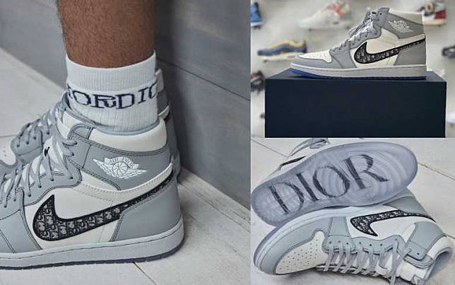 (有片) 此生必買、吃土也要收藏它！球鞋迷們終於等到Dior x Air Jordan 1 老花鞋的正確上市日期了，全台超限量！