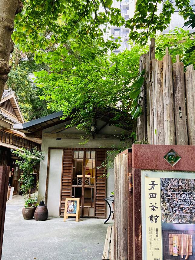 青田街的日式建築充滿濃濃的和風，別有風情。（記者張淑娟攝）