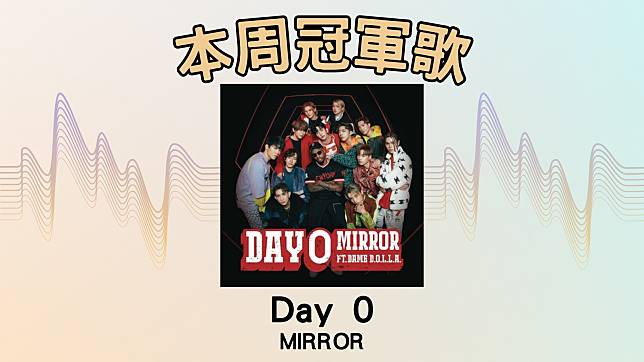 LINE TODAY本地歌曲榜2024年第16周，由MIRROR的〈Day 0〉奪冠。