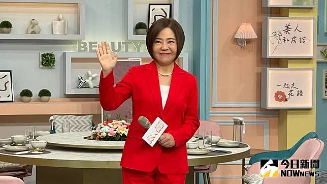 ▲于美人在新主持的《美人餐桌》記者會上透露，不排斥閃婚。（圖／記者陳雅蘭攝）
