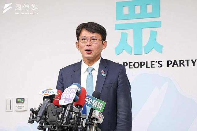 民眾黨主席補選當選人黃國昌今（16）日受訪時反嗆，時代力量可能要花多點時間，專注在如何贏得更多民眾的支持比較實在會。（顏麟宇攝）