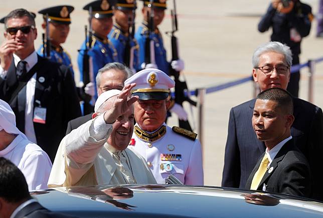 Pope Francis visits Thailand