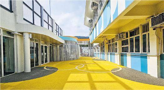 小學改建——蠔涌福利設施大樓位於西貢蠔涌，由前西貢中心小學改建而成。（作者提供）