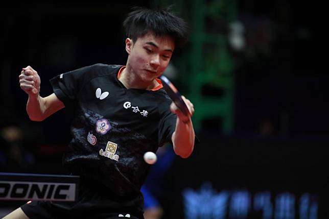 林昀儒打敗前世界球王馬龍，拿下銅牌。(取自國際桌總官網)