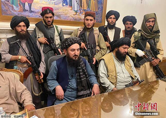 負責喀布爾安全事務的塔利班高層哈卡尼表示，所有阿富汗人「在我們的統治下，都應該感到安全」。   圖 : 翻攝自中新網
