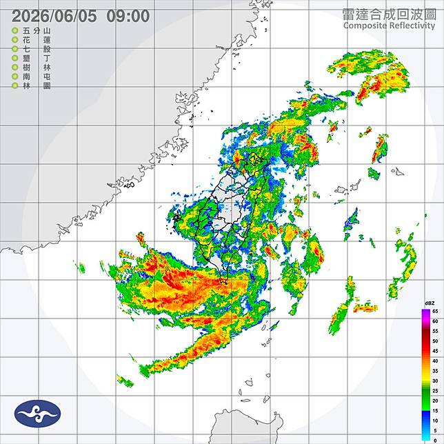 低壓夾擊梅雨鋒面「陣雨猛放送」！滯留鋒領水彈「西部紫爆」猛下到這時