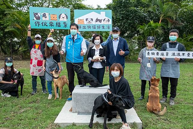 宜蘭縣流浪動物中途之家打造成流浪動物及民眾友善環境