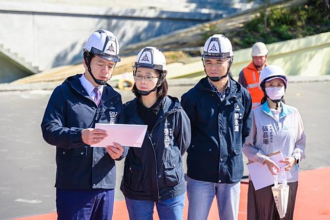 代理市長邱臣遠視察新竹自由車場改善工程。（新竹市政府提供）