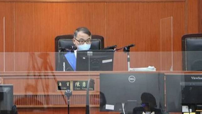 高院法官陳勇松（中）原為金融庭成員。資料照。台灣高等法院提供