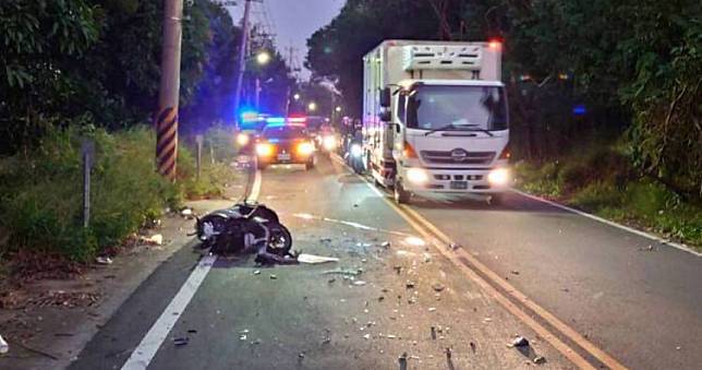 台中貨車下坡衝太快！失控撞對向機車　返家騎士下班斷魂輪下