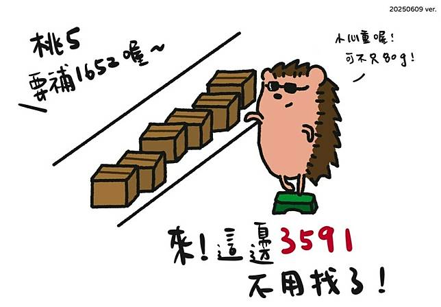 罷免呂玉玲今（9）日完成補件3591份，「罷呂清玲」團隊覇氣直喊「來！這邊3591不用找了」，並開酸「小心重喔！可不只80g」。 圖：取自桃汰廢呂threads