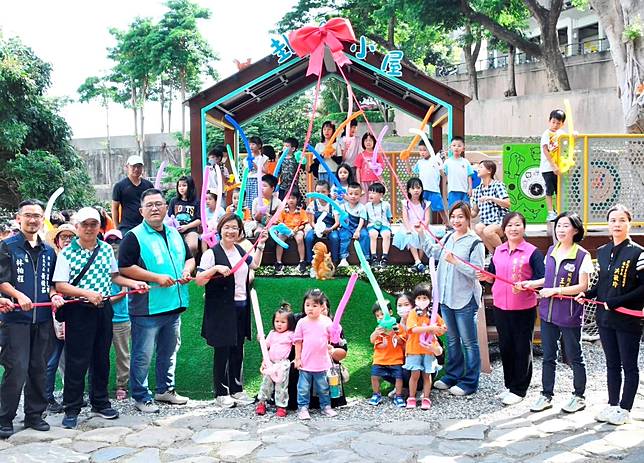 彰化縣政府整建「八卦山自然生態園區」，幻化成兒童遊戲新樂園。（圖：李河錫攝）