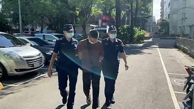 警方在黃男犯案後五小時將他逮捕到案，訊後依恐嚇罪嫌移送法辦。（翻攝畫面）