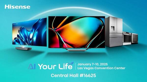 Hisense will redefine smart living at CES 2025 under the theme 