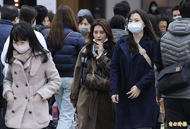 新一波的大陸冷氣團今明兩天又將影響台灣，今冷空氣強度逐漸增強，明達到高峰。(資料照)