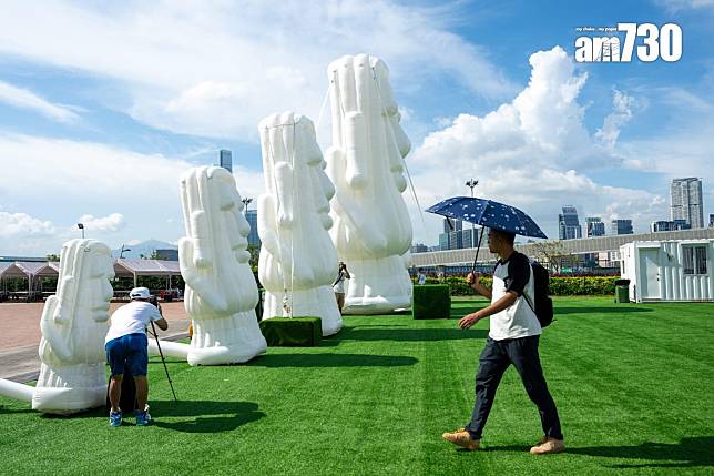 中環夏誌充氣奇蹟(陳奕釗攝)