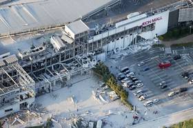 快新聞／熊本7.1強震重創AEON MALL！空拍影像曝光　外牆崩落、鋼骨裸露