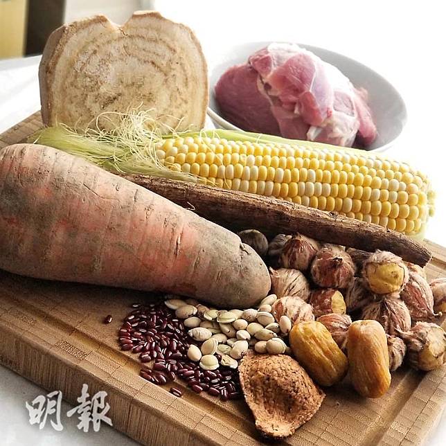 【女中醫x師奶靚湯食譜】粉葛牛蒡扁豆湯材料（圖片由Bonnie Li提供）