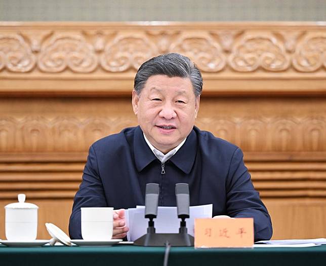 Chinese President Xi Jinping, also general secretary of the Communist Party of China Central Committee and chairman of the Central Military Commission, addresses a symposium on the development of the Belt and Road Initiative (BRI), in Beijing, capital of China, Dec. 2, 2024. (Xinhua/Xie Huanchi)