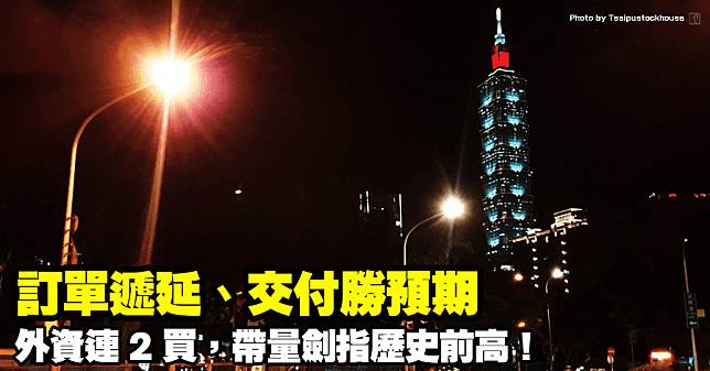 訂單遞延、交付勝預期，外資連 2 買，帶量劍指歷史前高！