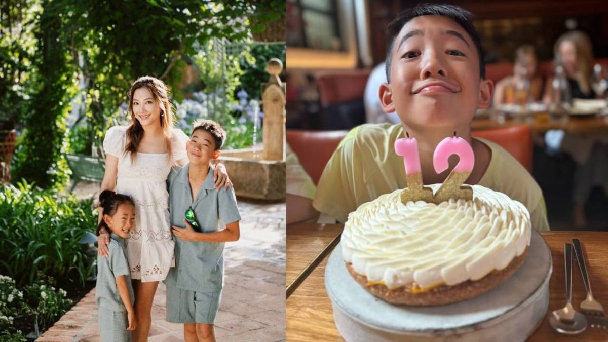 應采兒為兒子慶祝12歲生日！Jasper和弟弟「碰鼻尖同框」超有愛 | 姊妹淘 | LINE TODAY