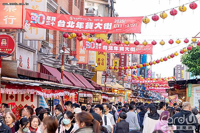 台北年貨大街以「年貨三十」為主題，首次打造無菸商圈(圖/台北市政府　提供)