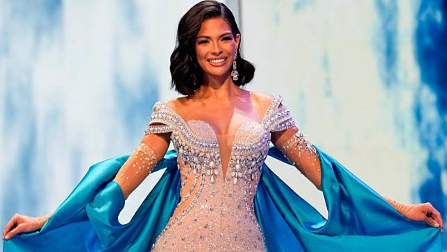 尼加拉瓜小姐帕拉修斯（Sheynnis Palacios）奪下2023年環球小姐比賽后冠。美聯社
