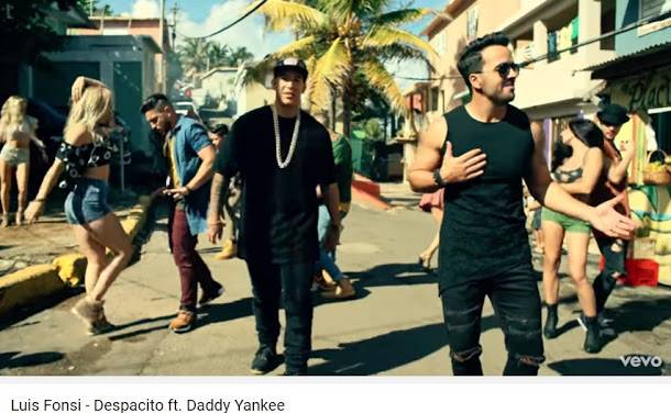  由波多黎各歌手路易斯馮西（Luis Fonsi）演唱的《Despacito》以超過30億的驚人點擊次數封王   翻攝自youtube 