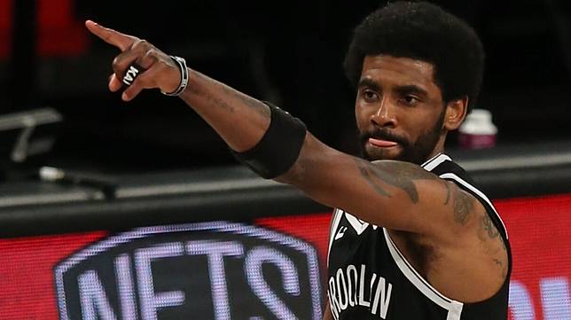 NBA 籃網隊後衛 Kyrie Irving。圖片來源：<a href=