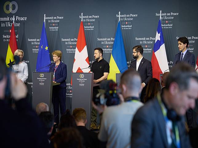 在瑞士舉行的烏克蘭和平峰會落幕。公報敦促俄烏展開停戰對話。