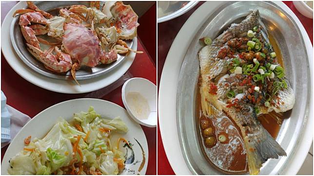 南寮漁港3菜1湯收費2340元。（圖／新竹大小事）
