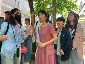 柯文哲出庭，太太陳佩琪到現場關心。廖瑞祥攝