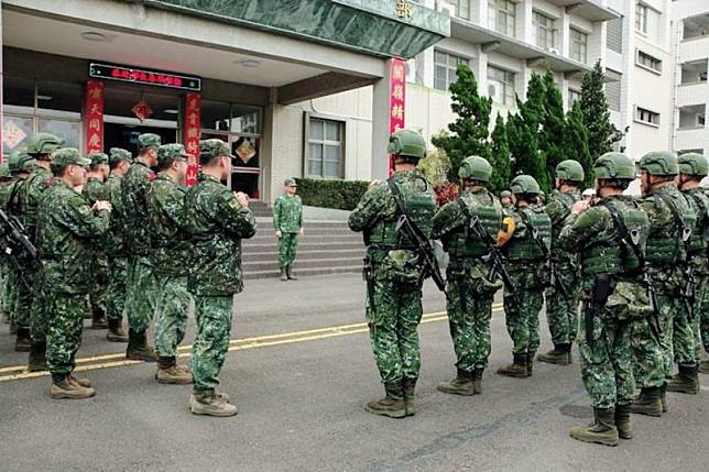 明年起後備軍人將試行14天教育召集（示意圖）   圖：翻攝臉書