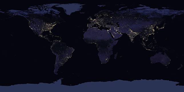 ▲ NASA 曝「地球夜景照」， 2 爆笑亮點眾人驚呼。（圖／翻攝自 NASA Goddard ）