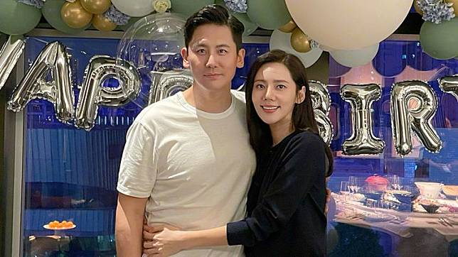 韓國女星秋瓷炫（右）和中國男星于曉光結婚6年，時常曬恩愛。翻攝秋瓷炫微博