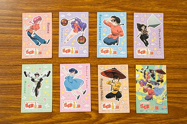 隨機贈送的原創貼紙(共8種)