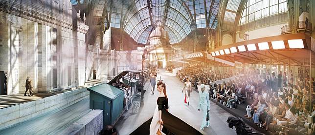 由Karl Lagerfeld構想的巴黎大皇宮時裝騷成國際熱話