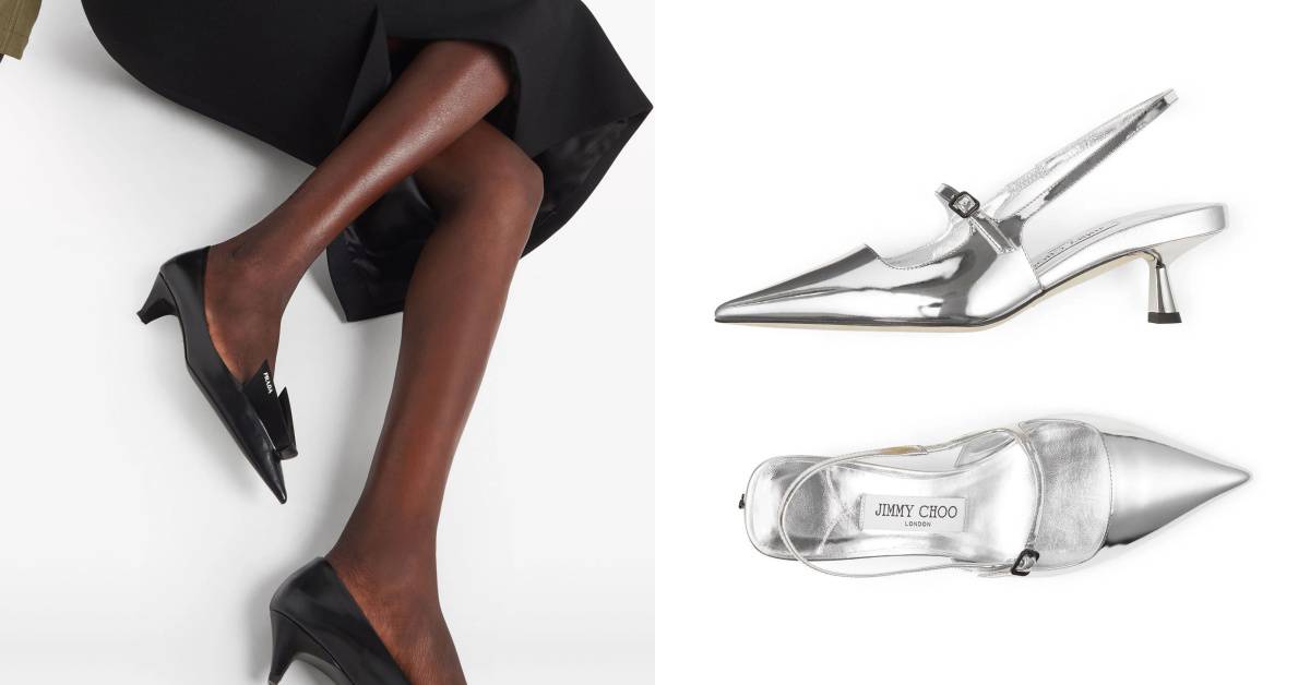 2024春夏必備「精品尖頭小貓跟鞋」8選！Prada 立體蝴蝶結、Miu Miu 多  