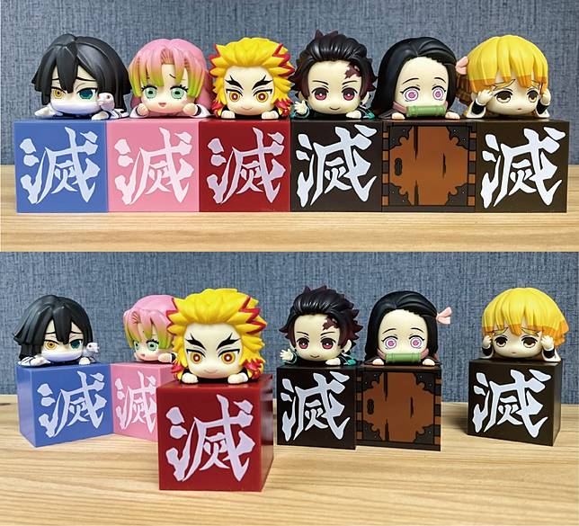 鬼滅之刃台灣首發新品_鬼滅之刃桌緣子公仔（圖片提供/福福好創意有限公司）