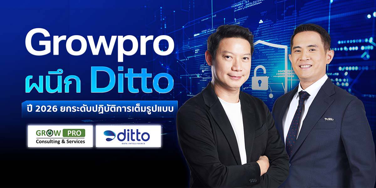 DITTO ผนึก Growpro เสริมเขี้ยวเล็บ “Cyber Security”ดันธุรกิจดาต้าโต ...