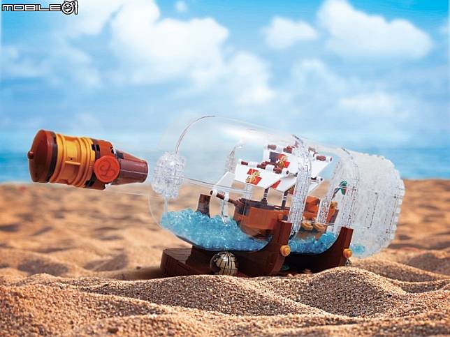 LEGO 21313 ideas系列 瓶中船 開箱